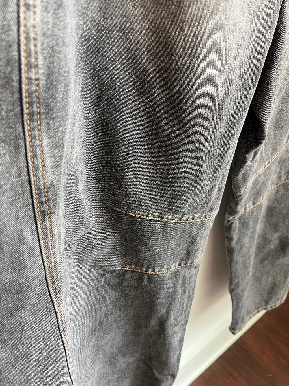 Women’s Barrel Washed Black Denim Jeans Size 12 - Picture 4 of 5